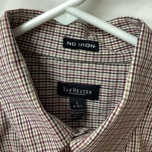 Men’s Van Heusen bottom down Oxford shirt, Size Large 16/16 1/2